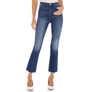 MOTHER The Hustler Ankle Fray Jeans in Squeeze It - Size 23